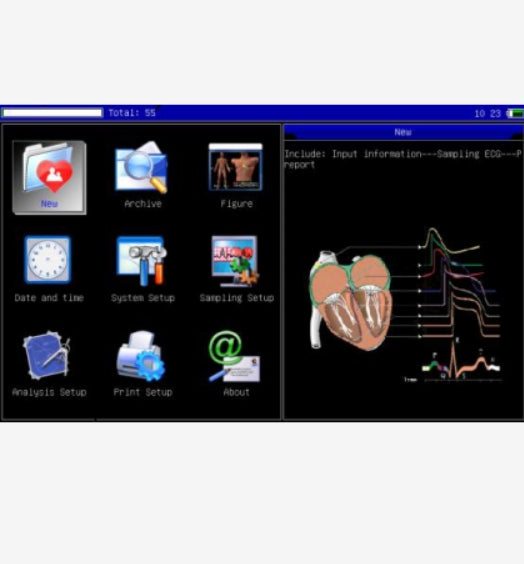 ECG 6 Pistes Contec