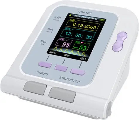 Tensiomètre Digital à Brassage CONTEC – Adulte + Capteur SpO2 Intégré
