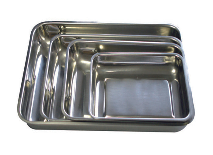 Plateau à Instruments en Inox – 210 x 160 x 25 mm